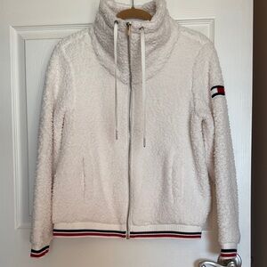 Women’s White Sherpa Jacket